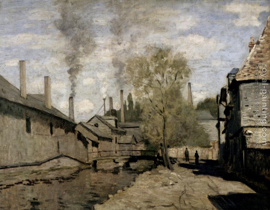 Claude Oscar Monet : The Stream Of Robec, Rouen